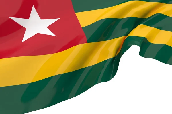 Flaggen von Togo — Stockfoto