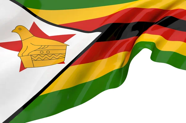 Bandiere dello Zimbabwe — Foto Stock