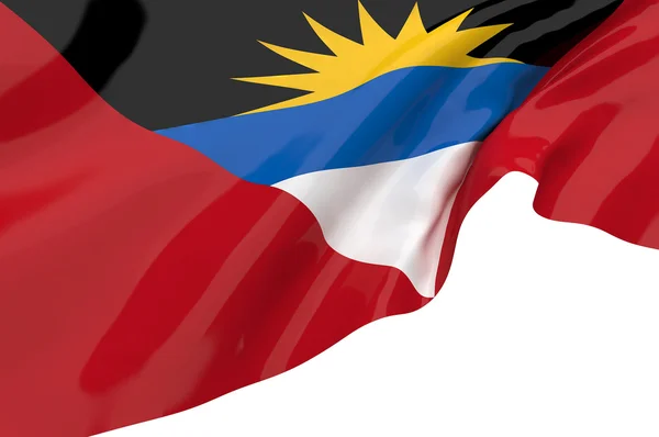 Vlaggen van Antigua en Barbuda — Stockfoto