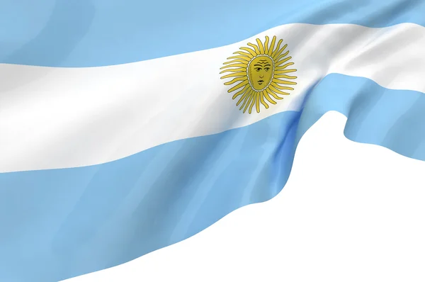 Flaggor i argentina — Stockfoto
