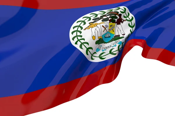 Flags of Belize — Stok fotoğraf