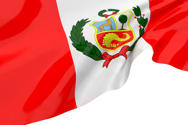 Flags of Peru — Zdjęcie stockowe
