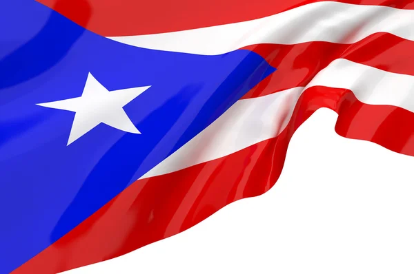 Flaga Portoryka — Zdjęcie stockowe