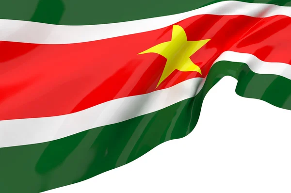 Flags of Suriname — Zdjęcie stockowe