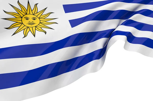 Flags of Uruguay — Zdjęcie stockowe
