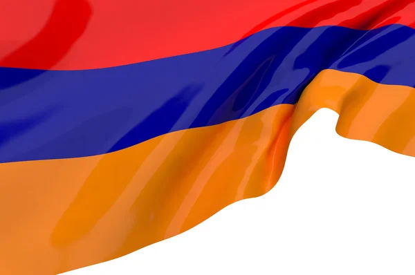 Illustratie vlaggen van Armenië — Stockfoto