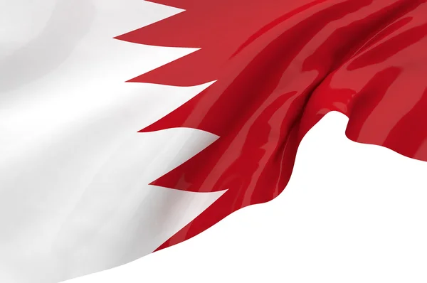 Bahrein illusztráció zászlói — Stock Fotó