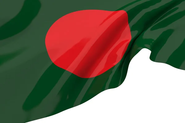 孟加拉国的插图旗子 — 图库照片