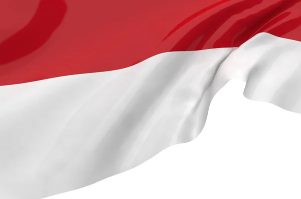 Ilustracja flagi Indonezji — Zdjęcie stockowe