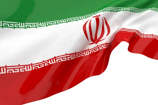 Obrázek vlajky z Íránu — Stock fotografie