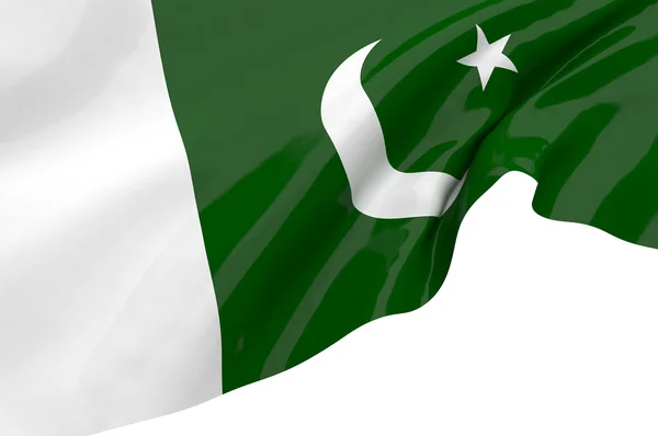 Иллюстрационные флаги Пакистана — стоковое фото