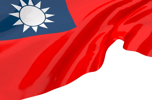 Illustration flags of Taiwan — Stock Photo, Image
