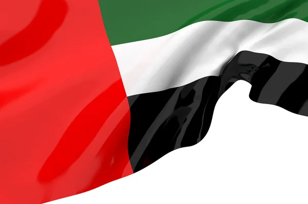 Bandiere illustrative degli Emirati Arabi Uniti — Foto Stock