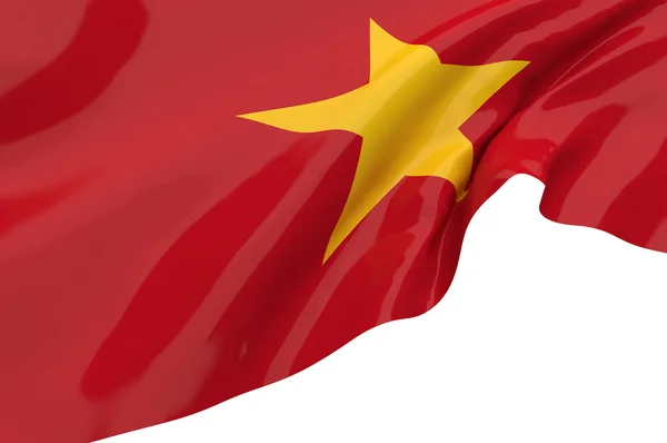 Illustration flaggor i vietnam — Stockfoto