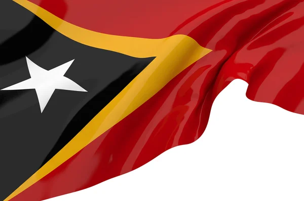Bandiere illustrative di Timor Est — Foto Stock
