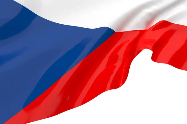 Flaggen der Tschechischen Republik — Stockfoto
