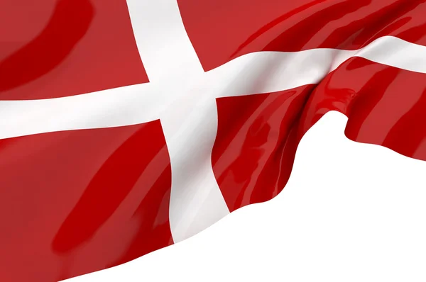 Флаги Дании — стоковое фото