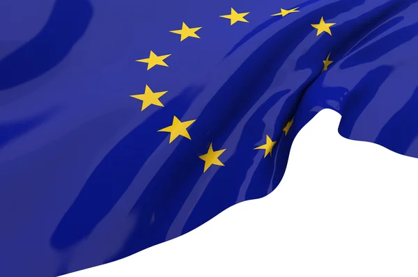 欧盟的旗帜 — 图库照片
