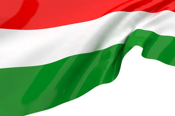 Banderas de Hungría — Foto de Stock