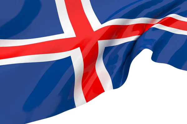 Флаги Исландии — стоковое фото