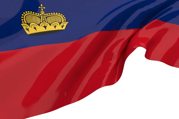 Bandeiras do Liechtenstein — Fotografia de Stock