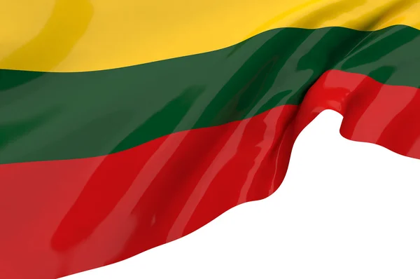 A Litvánia lobogója — Stock Fotó