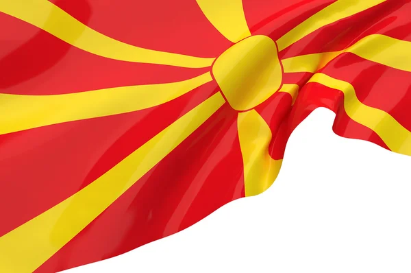 Bandeiras da Macedónia — Fotografia de Stock