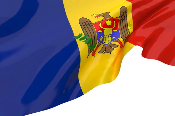 Moldova zászlói — Stock Fotó