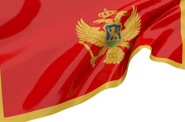 Flags of Montenegro — 图库照片