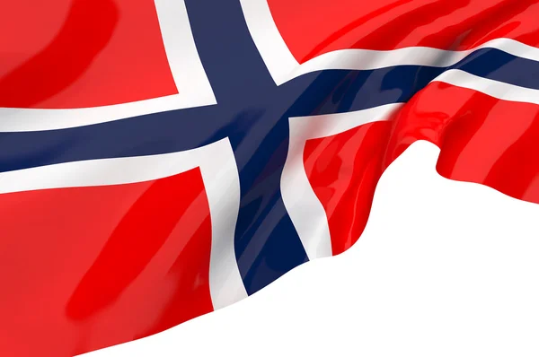 Banderas de Noruega — Foto de Stock