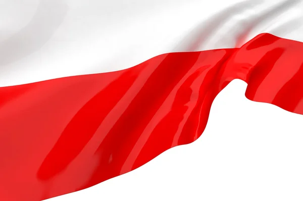 Banderas de Polonia — Foto de Stock