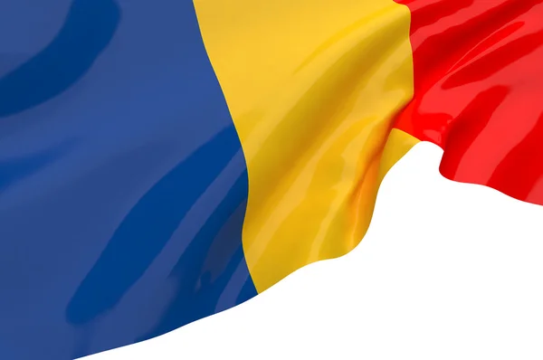 Romanya bayrağı — Stok fotoğraf