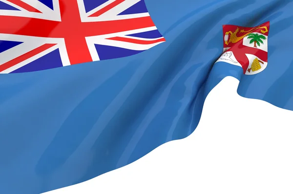 Illustratie vlaggen van fiji — Stockfoto
