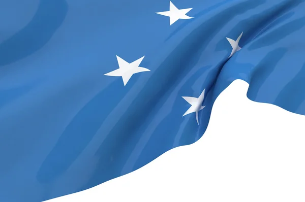 Bandeiras ilustrativas da Micronésia — Fotografia de Stock