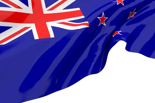 Иллюстрационные флаги Новой Зеландии — стоковое фото