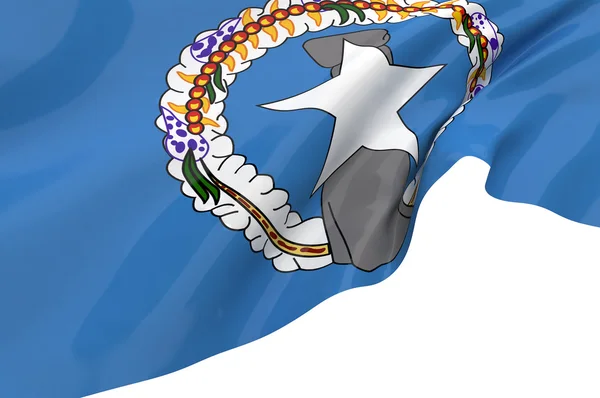 Illustration Flaggen der nördlichen Mariana — Stockfoto