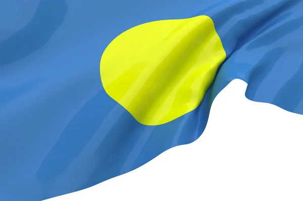 Palau illusztráció zászlói — Stock Fotó