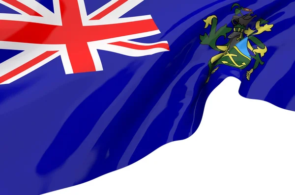 Illustratie vlaggen van Pitcairneilanden — Stockfoto