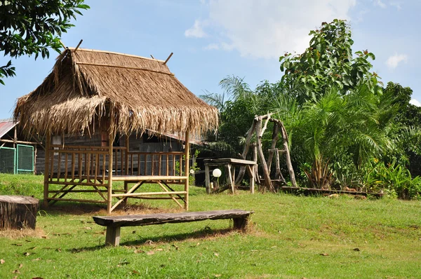 Cabane en bambou — Photo