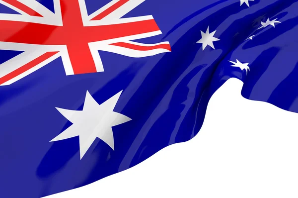 Illustration flaggor i Australien Royaltyfria Stockfoton