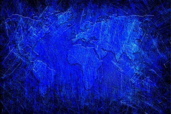 Παγκόσμιο χάρτη grunge υφή — Φωτογραφία Αρχείου