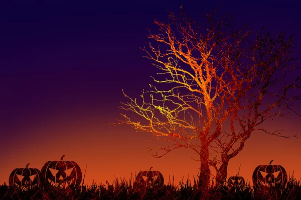 Grunge strutturato Halloween notte sfondo — Foto Stock