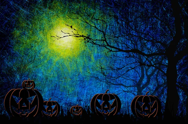 Grunge textura Halloween noche fondo —  Fotos de Stock