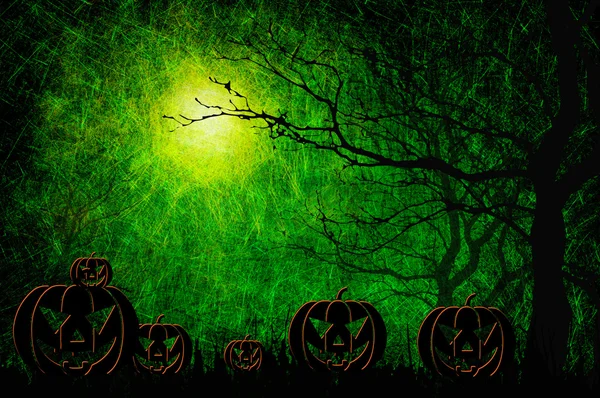 Grunge texturizado Halloween noite fundo — Fotografia de Stock