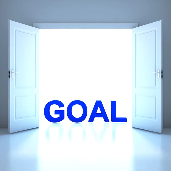 Goal word conceptual in the future — Stock Photo, Image