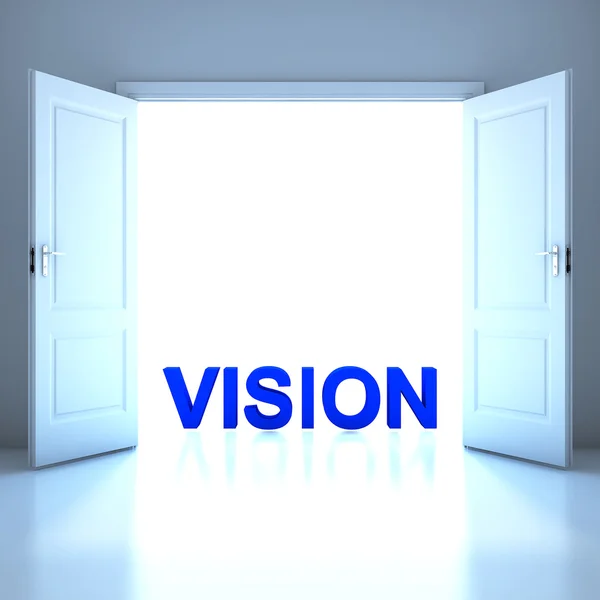 Vision word conceptual in the future — Stock Photo, Image
