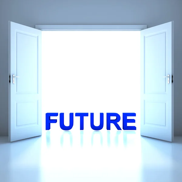 Parola futura concettuale in futuro — Foto Stock