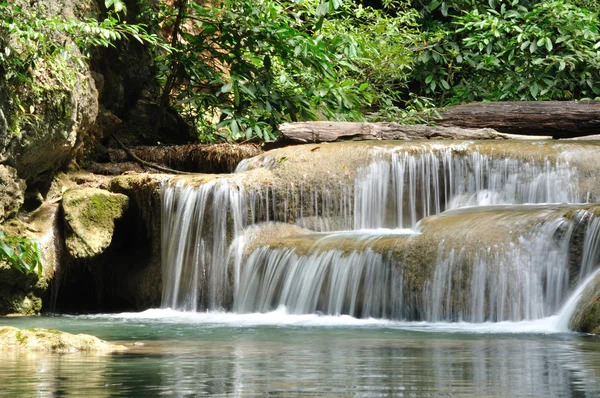 stock image Eravan Waterfall, Kanchanabury, Thailand