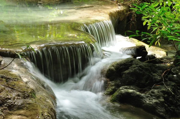 stock image Eravan Waterfall, Kanchanabury, Thailand