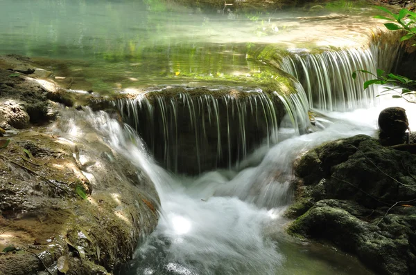 stock image Eravan Waterfall, Kanchanabury, Thailand